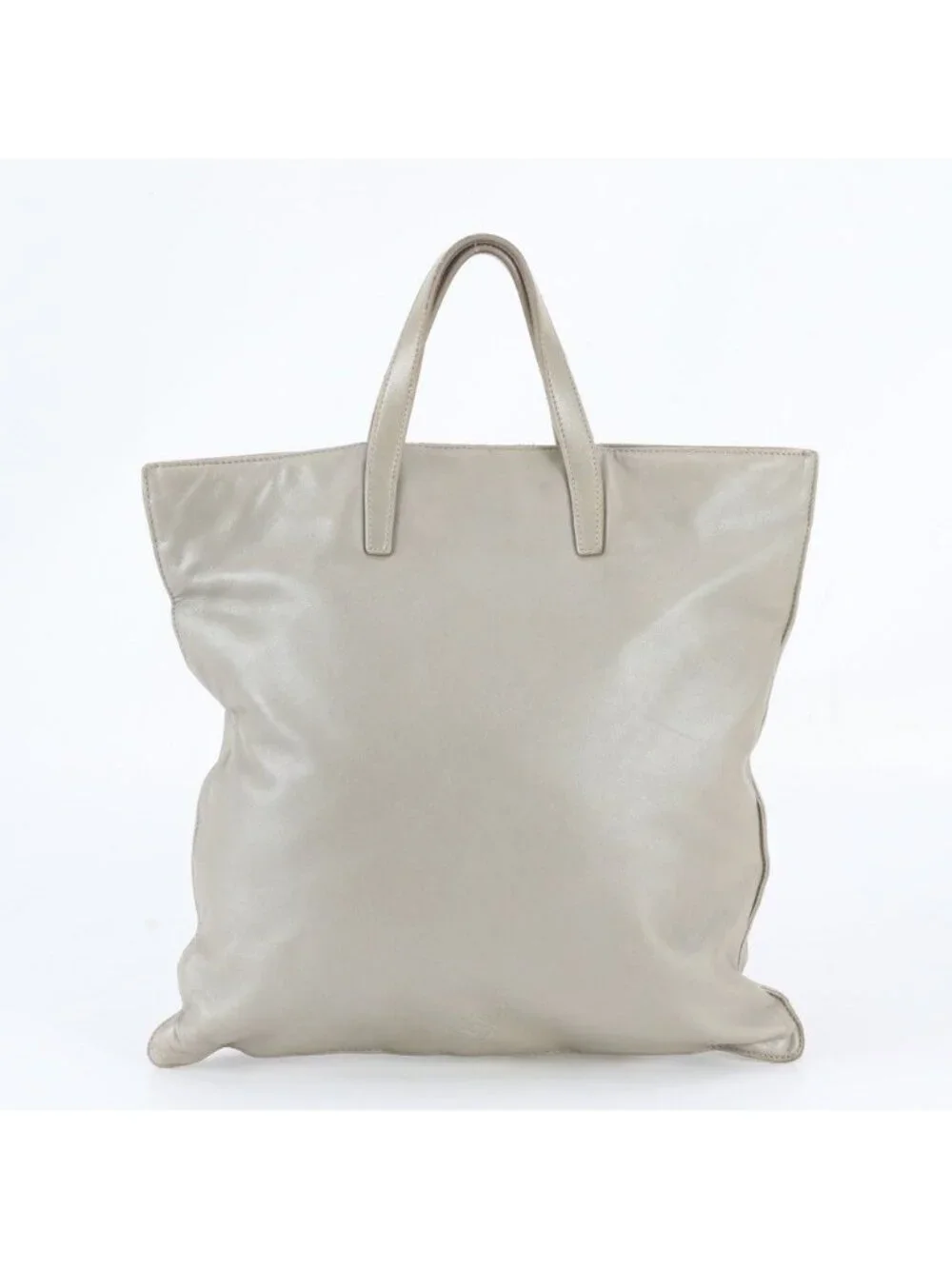 Loewe Leather Tote Shoulder Hand Gray